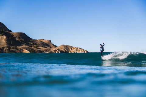 Kaimana Surfing in New Zealand 